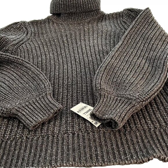 INC Sparkle Knit Oversized Turtle Neck Sweater size Small NWT - Picture 3 of 8